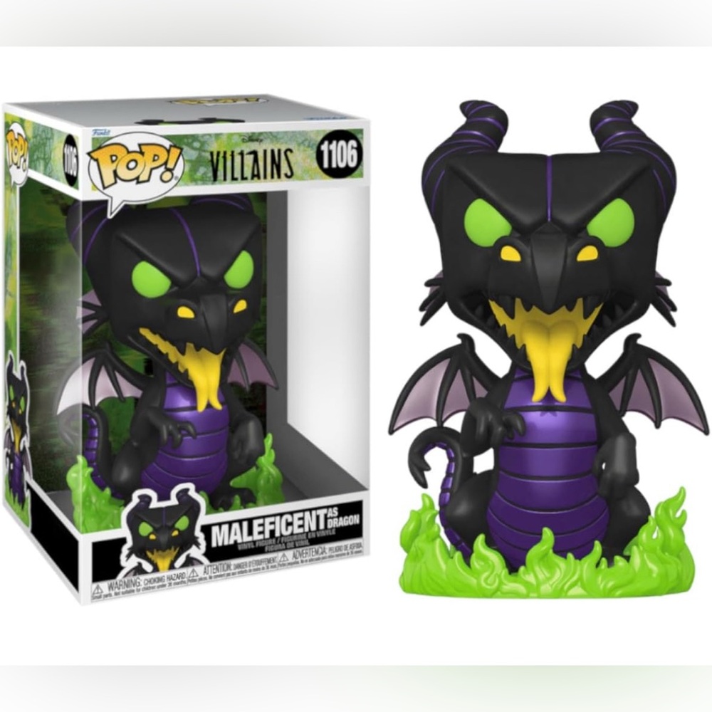 Funko Pop Jumbo: Villains - Maleficent Dragon - Picture 3 of 10